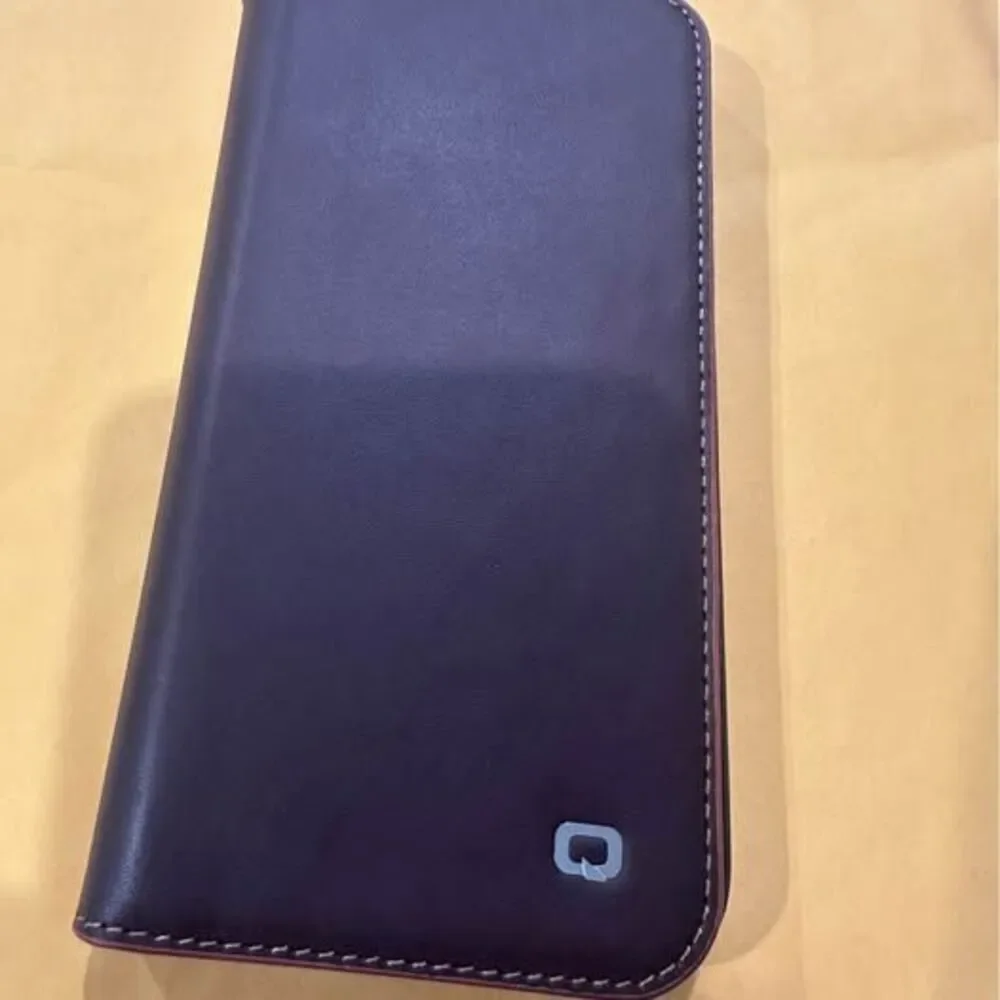 Genuine Leather iPhone 15 Pro Flip Wallet - Premium Brown (120$ Org Price)